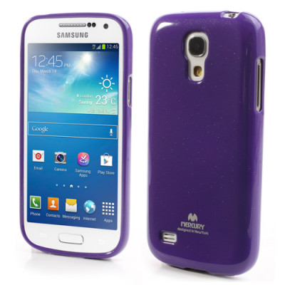 Силиконови гърбове Силиконови гърбове за Samsung Силиконов гръб ТПУ MERCURY за Samsung Galaxy S4 mini i9190 лилав